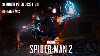 Symbiote Peter Boss Fight Theme  InGame Unofficial Soundtrack  Marvel’s Spiderman 2 FIXED AUDIO [upl. by Derrick]