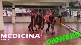 Medicina  Anitta  Coreografia Passo a Passo Angela Leal [upl. by Magdalen198]