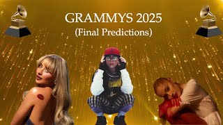 FINAL 2025 Grammy Nomination Predictions [upl. by Tremann545]