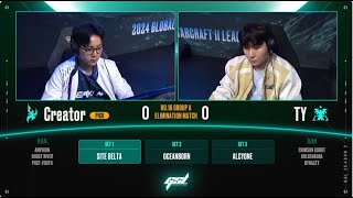 2024 GSL S2 Ro16 Group A Match4 TY vs Creator [upl. by Jaehne]