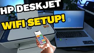 HOW TO DO HP Deskjet WIFI SETUP HP DESKJET 2700E WIFI SETUP [upl. by Assilrac994]