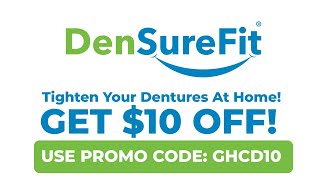 DenSureFit DoItYourself soft denture reline kit 15  Use Code GHCD10 for 10 off [upl. by Nilyahs758]