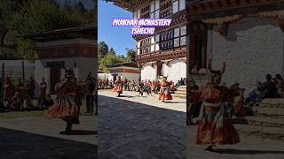 Prakhar Monastery Tshechu  Bhutan Festivals November 2024  Bhutanese Mask Dance bhutan [upl. by Hsitirb]