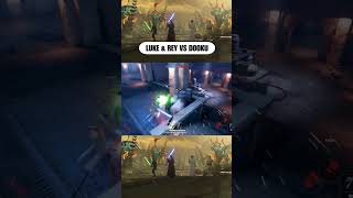 LUKE amp REY VS DOOKU 2V1 IN STARWARS BATTLEFRONT 2 [upl. by Underwood]