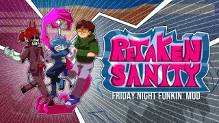 Friday Night Funkin Vs Starving Artist V2 Retaken Sanity Full week  Cutscenes Part 1 [upl. by Sharity]