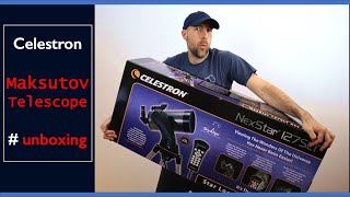 Celestron NexStar 127 SLT Maksutov Telescope unboxing [upl. by Ojyllek]