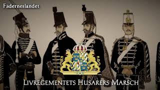 Swedish Cavalry March  quotLivregementets Husarers Marschquot [upl. by Yadnil]