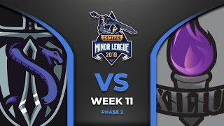 SMITE Minor League Risky Behavior vs Team Exilium Phase 2 Week 11 [upl. by Geoff]