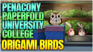 ALL Origami Birds in Penacony Paperfold University College  Penacony 【Honkai Star Rail】 [upl. by Atauqal398]