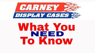 Carney Display Cases  What to know [upl. by Etteluap]