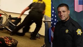 Classroom cop fired deputy who bodyslammed teen has alleged history of misconduct  TomoNews [upl. by Atla]