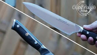 Mokithand  Grandsharp Chef knife Review with german steel 14116 [upl. by Nowad]