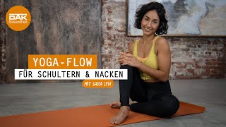 YogaFlow für Nacken und Schultern  yogamitsaralyn  DAKGesundheit [upl. by Gudrun]