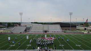 Shawnee High School Marching Band  Owasso Invitational Preliminary Performance 09242022 [upl. by Nirac]