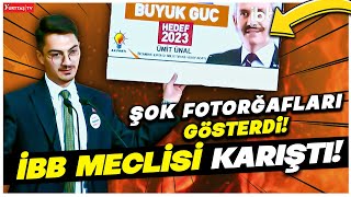 CHP’li Erdinç Aktaş AKP’lileri kızdıran o fotoğrafları gösterdi İBB Meclisi karıştı [upl. by Nyladnewg]