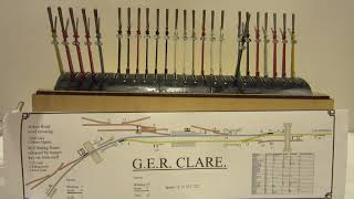 Interlocked lever frame using Scalefour Society and Model Electronics Railway Group components [upl. by Dyol]