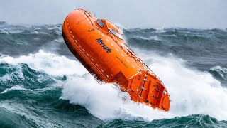 Storm Rescue Why MONSTER Waves Cant Sink the Safest LIFEBOATS During Worst Storms [upl. by Rimahs]