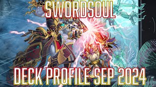 YUGIOH BUDGET Swordsoul Deck Profile September 2024 [upl. by Uht]