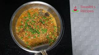 Soya keema biryani recipe  Soya keema matar biryani [upl. by Ardnnek726]