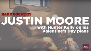 Justin Moore on His Valentines Day Plans [upl. by Gaskin232]