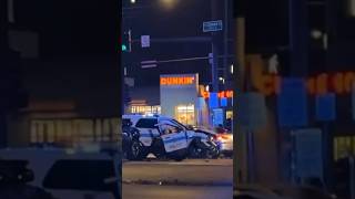 Chicago police vehicle involved in crash on Pulaski [upl. by Ahsilac238]