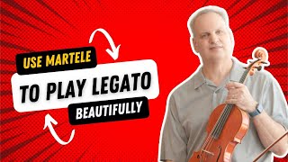 MarteléStopSustainRelease Great Bowing exercise to play legato on the viola or violin [upl. by Arny]