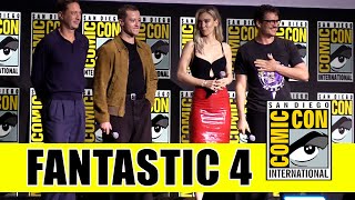 THE FANTASTIC FOUR FIRST STEPS  Comic Con 2024 Panel Vanessa Kirby Pedro Pascal Joseph Quinn [upl. by Bolme987]