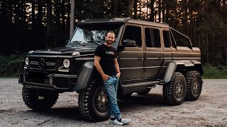 we drive a Mercedes AMG G63 6X6 through the forest in Germany  The Supercar Diaries [upl. by Rengaw425]