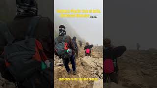 Toughest Pilgrim Trek of India  Shrikhand Mahadev 🏔️ shorts youtubeshorts shrikhandmahadev [upl. by Ybab]