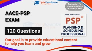 AACE International Planning amp Scheduling Professional PSP Exam [upl. by Ecnedac929]