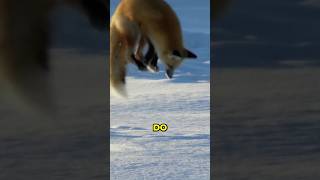 Why do fox jump headfirst in snow [upl. by Nnauol908]