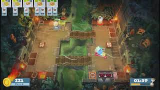 Overcooked 2 All You Can Eat Level 44 Two Players Three Stars [upl. by Todhunter]