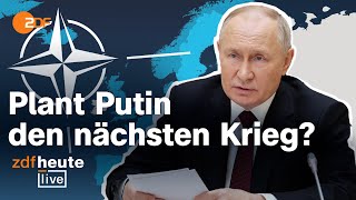 Nicht auf Einsicht Putins hoffen Militärexperte zur Lage im RusslandUkraineKrieg  ZDFheute live [upl. by Iglesias]