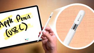 New Apple Pencil USBC  Unboxing amp HandsOn [upl. by Nosneh]