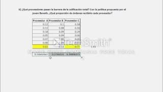 Evaluación de Proveedores Matriz de Preferencias [upl. by Nosraep]