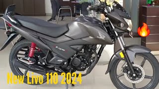 Honda Livo 110 2024🔥 Honda Livo 110cc New Model 2024  Honda Livo 2024  Bike Look [upl. by Frerichs]