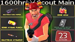 The Annoying Soda Popper🔸1600 Hours Scout Main Experience TF2 Gameplay [upl. by Edrahs]