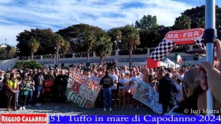 Reggio Calabria  51Â° Tuffo in Mare di Capodanno 1 Gennaio 2024 [upl. by Nwahsek]