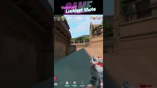 Luckiest Kills in a Row in Valorant 🤯💥 Unbelievable [upl. by Ainirtak]