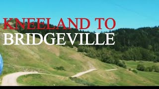 KNEELAND TO BRIDGEVILLE CALIFORNIAROUGH ROAD [upl. by Olag]