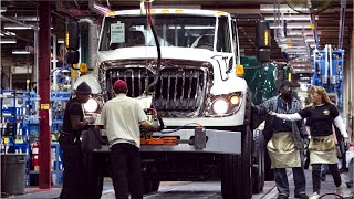 American Truck Factory Navistar International Trucks Production [upl. by Ande]