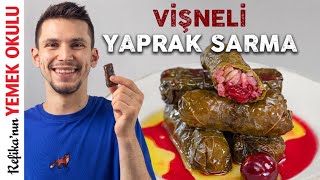 Saray Mutfağından Vişneli Yaprak Sarma Tarifi 🍒 Bu Yaz Her Sofrada Olması Gereken Enfes Tarif [upl. by Nirehtak]