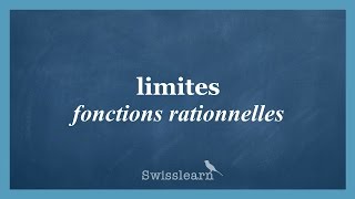 Limites fonctions rationnelles [upl. by Acirrej430]