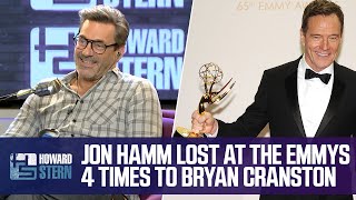 Jon Hamm on Losing the Emmy to Bryan Cranston 4 Times [upl. by Alamat]