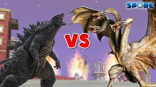 Godzilla vs King Ghidorah  Titan Deathmatch S2E4  SPORE [upl. by Arat]