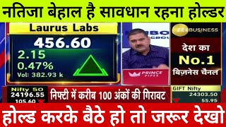 Laurus lab share lastest news today  laurus lab share का बड़ा खबर सावधान रहना होल्डर [upl. by Gneh]