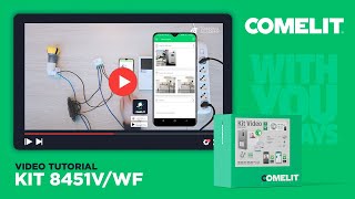 Comelit WiFree  video tutorial KIT 8451VWF [upl. by Kcirdderf]