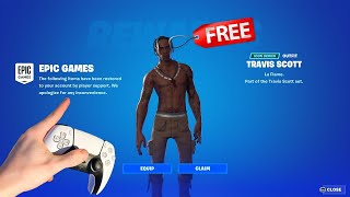 BUG 2024 COMO CONSEGUIR SKIN TRAVIS SCOTT GRATIS [upl. by Adiv]