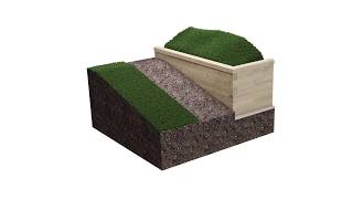 WoodblocX Retaining Wall in a sloping Garden [upl. by Uriah]