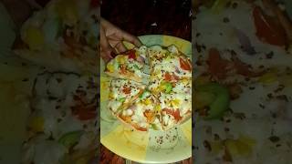 Pizza recipe maicroweve home made Dominos akriti pandey home kitchen 😋🔥😋😋 [upl. by Elodia403]